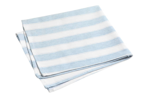 istock Cotton napkin isolated on white background 1210246503