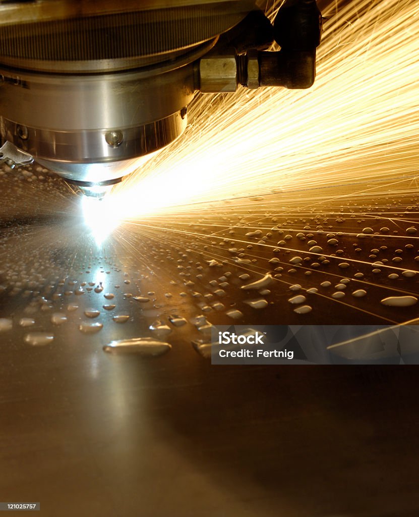 Wassergekühlte laser-cutter - Lizenzfrei Laserlicht Stock-Foto