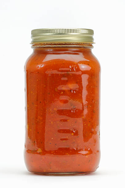 тонкие соус - tomato sauce jar стоковые фото и изображения
