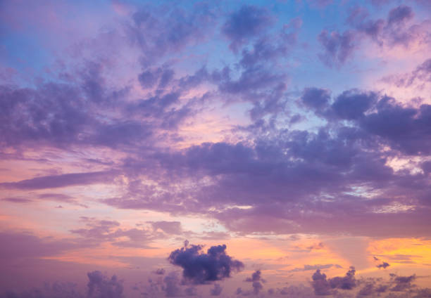 istock orange sunset sky. Beautiful sky. 1210261774