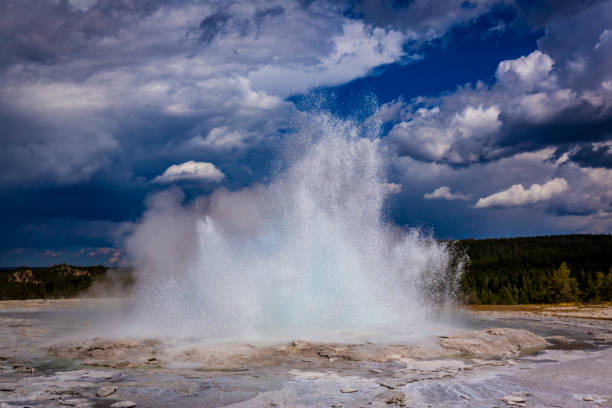 istock Fountain Geyser in Yellowstone 1210263371
