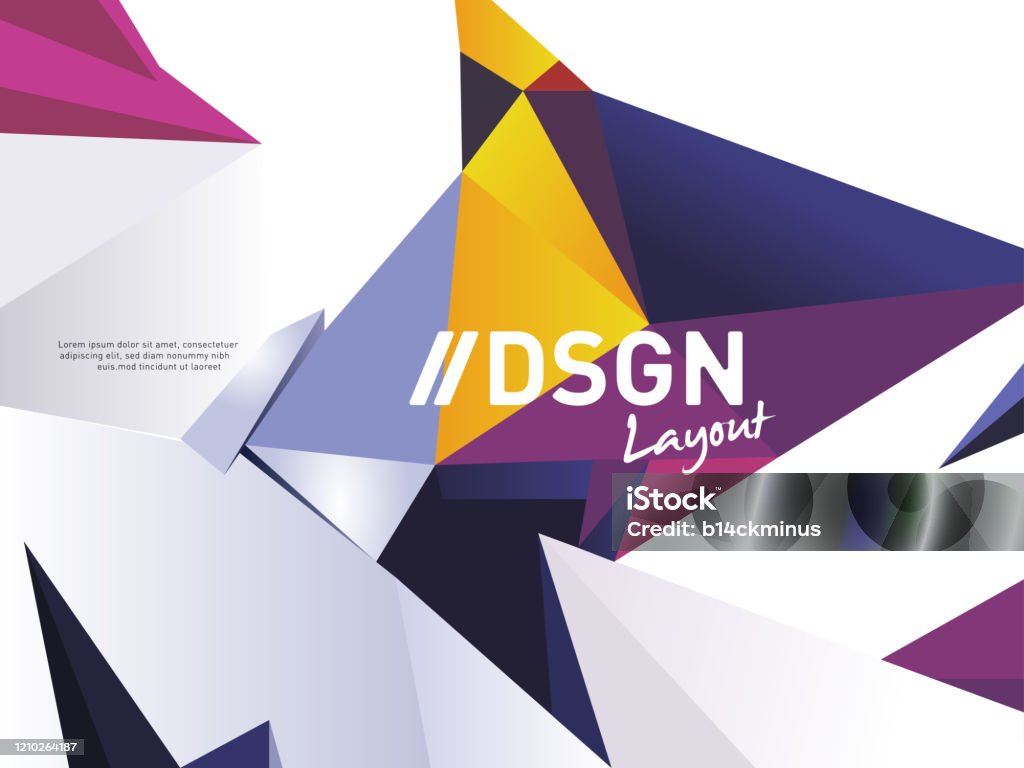 Perfect Triangle Layout Triangle Design Layout Template Stock Illustration - Download Image Now ...