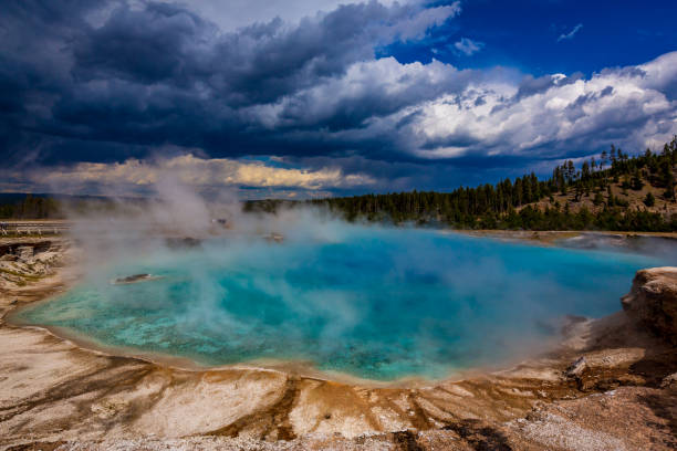 istock Excelsior Geyser Crater in Yellowstone 1210264328
