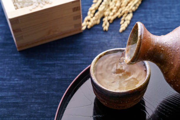 Japanese hot liquor 'Sake'