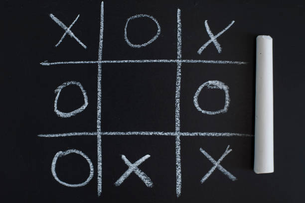 istock Drawing on chalk Board chalk games 1210270257