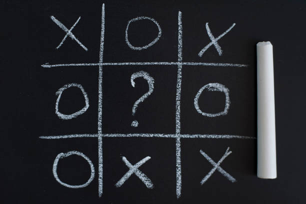 istock Drawing on chalk Board chalk games 1210270261
