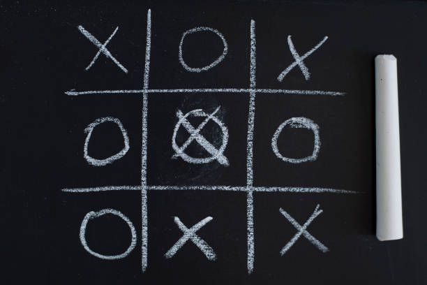 istock Drawing on chalk Board chalk games 1210270281
