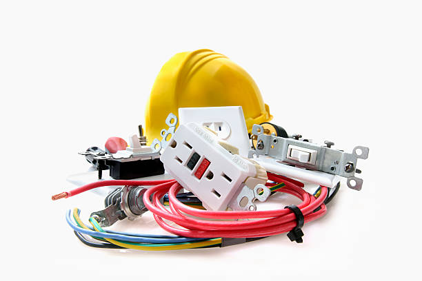 istock Electricians supplies and tools 121027970