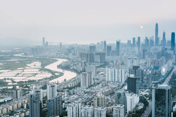 istock Skyline of downtown Shenzhen, China 1210281624