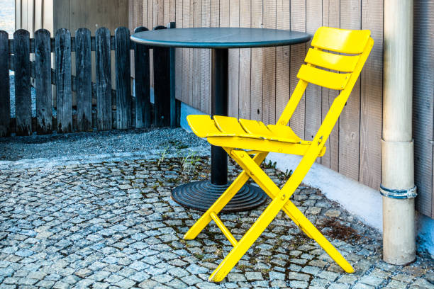 old chair at a patio