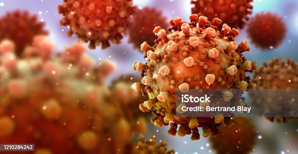 Virus Coronavirus Covid19 Stock Photo - Download Image Now - COVID-19, Virus, Biological Cell