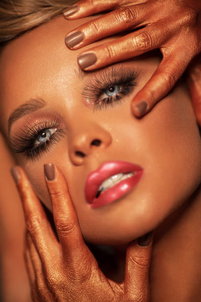 istock Beauty portrait with make up 1210295274