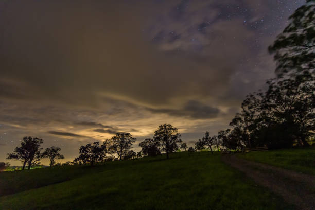 istock Rural Countryside Stars and Clouds 1210295434
