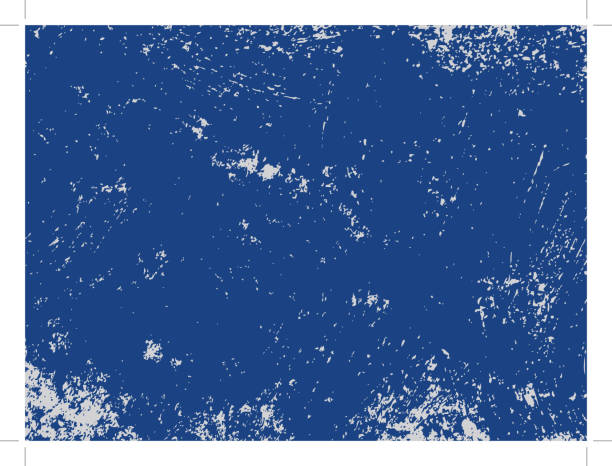 Blue grunge texture Blue grunge texture concrete borders stock illustrations