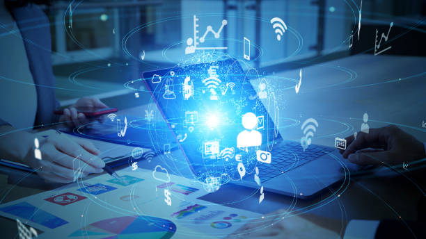 istock Business and technology concept. Financial technology. Fintech. 1210303209