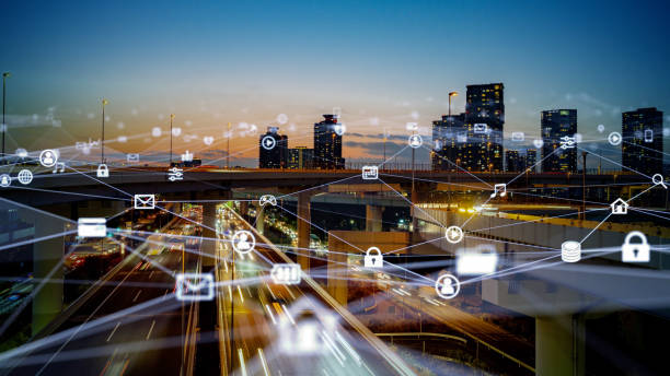 istock Smart city and communication network concept. 5G. LPWA (Low Power Wide Area). Wireless communication. 1210303298