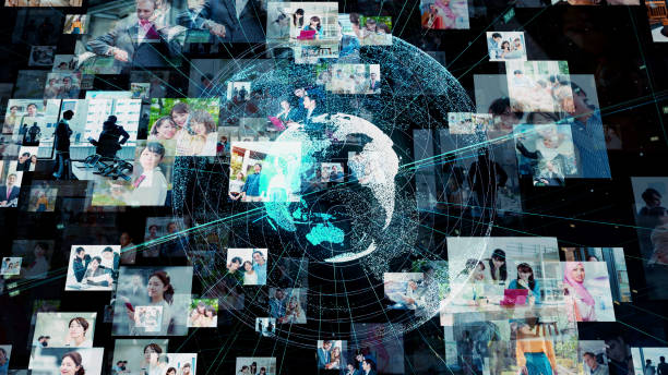 istock Global communication network concept. Management strategy. Worldwide business. 1210303391