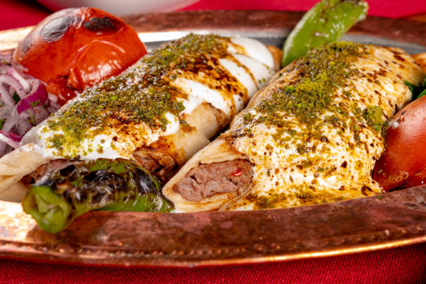 istock Turkish meat dinner Beyti kebab 1210310147