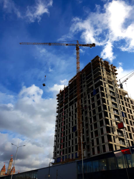 istock Building process in Moscow street 1210311080