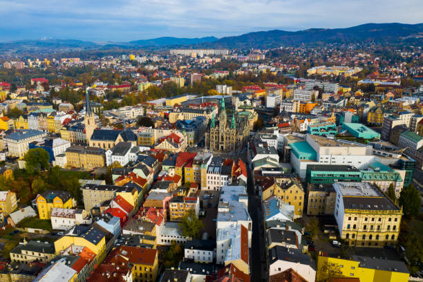 istock Aerial view of Liberec, Czech Republic 1210311234