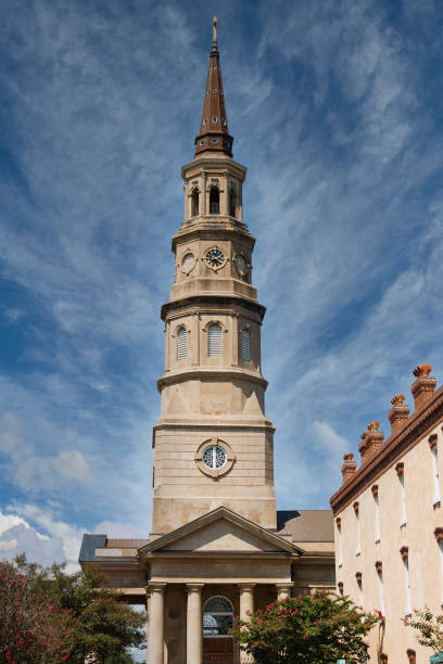 istock Brown Steeple on Church 1210312007