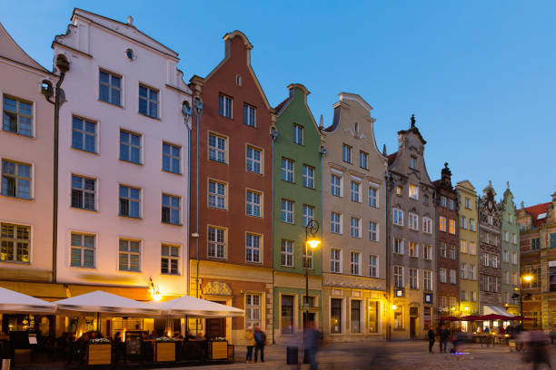 istock Gdansk streets in twilight 1210312393