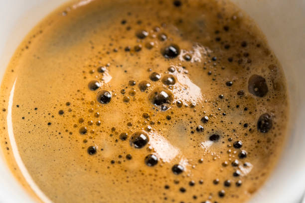 istock Fresh Cup Shot of Espresso Close Up with Copy Space 1210315905