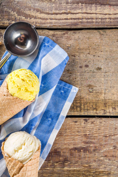 istock Set of various ice cream 1210316824