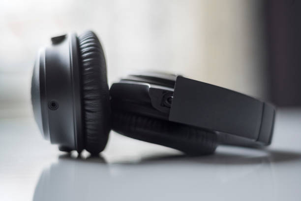istock Close-up Shot of Wireless Bluetooth Hedphones on White Background 1210318147
