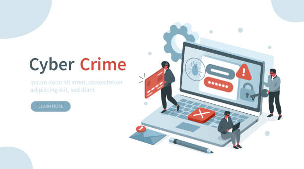 illustrations, cliparts, dessins animés et icônes de cybercriminalité - burglar thief internet security