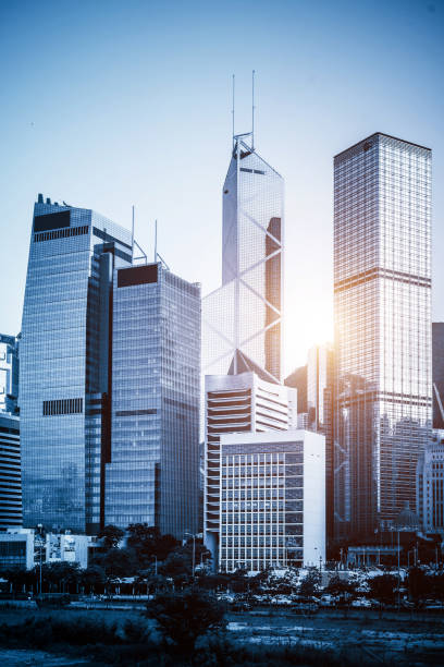 istock Corporate buildings in Hong Kong 1210320318