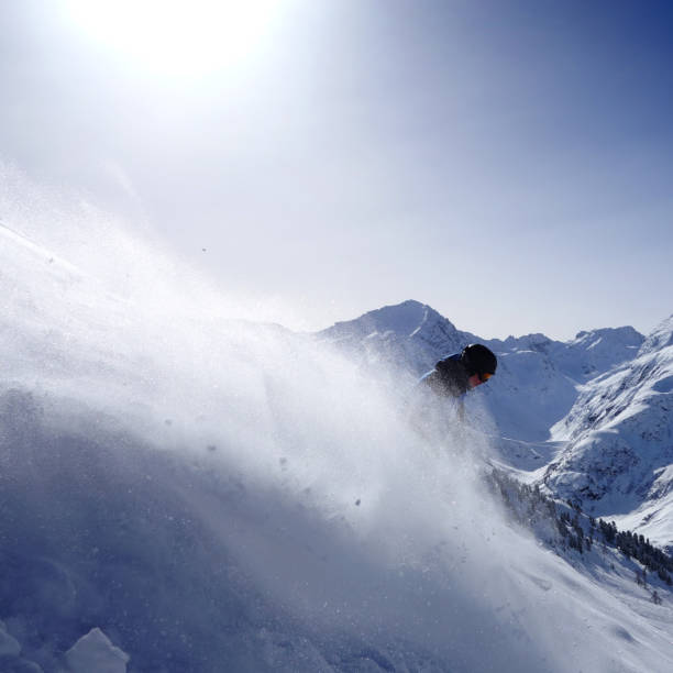 istock Extreme skiing in St. Anton, Austria 1210321163