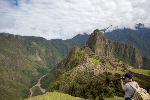 istock Tourist photographing 1210328334