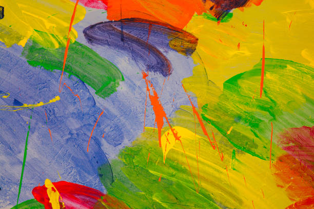 istock abstract color wall red blue green yellow 1210334757