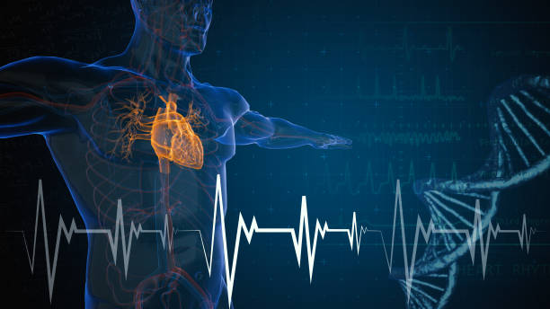 heart attack and heart disease - blue plasma flash imagens e fotografias de stock