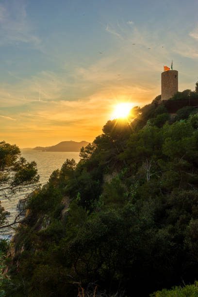 istock Tower in Lloret de Mar at sunset, Costa Brava 1210341613
