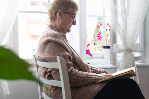 istock Senior woman relaxing at home. 1210342045