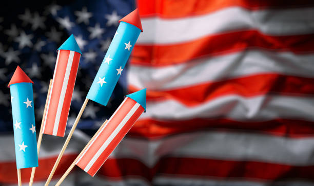 American Independence Day celebration banner