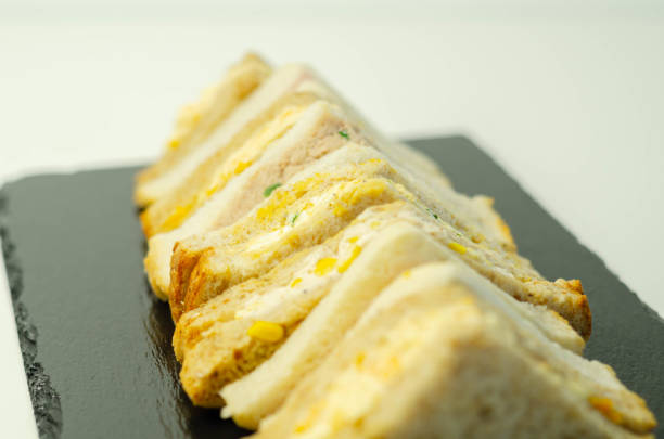 istock Set of various handmade sandwiches on malted, oatmeal and white bread 1210344304