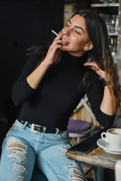 istock Stylish young woman 1210357634