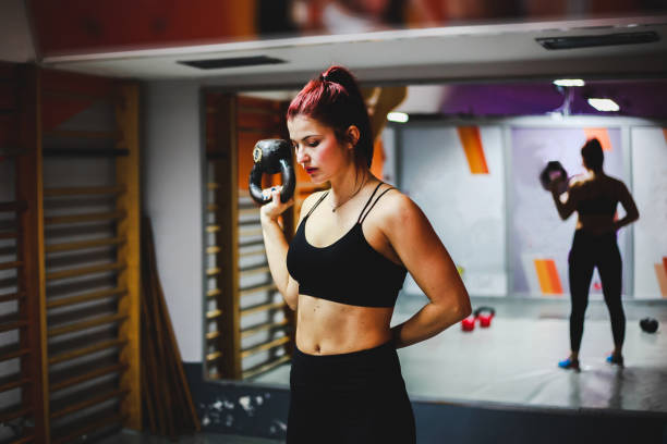 istock Women at a gym 1210361098