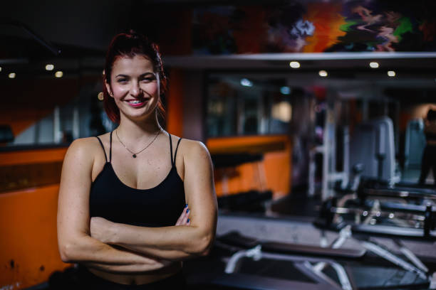 istock Women at a gym 1210361271