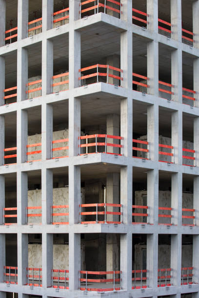 istock Large construction site of a skyscraper 1210364750