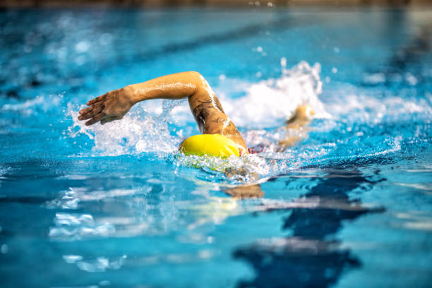 istock Professional athlete at swimming sport training 1210366760