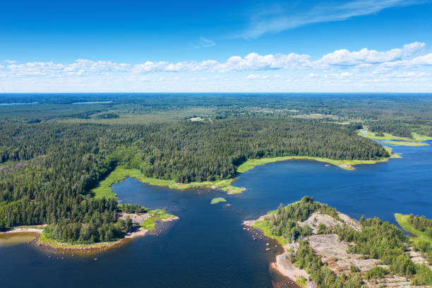 istock Gulf of Finland top view. 1210372275