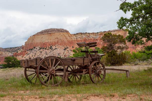 istock Abandoned western wagon in northern New Mexico 1210372910