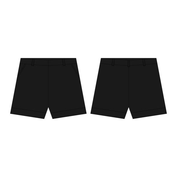 Ilustración de Pantalones Cortos Deportivos Negros Aislados Sobre Fondo  Blanco Ropa De Hombre y más Vectores Libres de Derechos de Pantalón corto  de boxeo - iStock