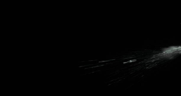 istock Real Frost on a Window Black Background 1210376134