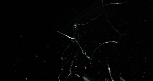istock Real Frost on a Window Black Background 1210376145