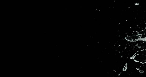 istock Real Frost on a Window Black Background 1210376409